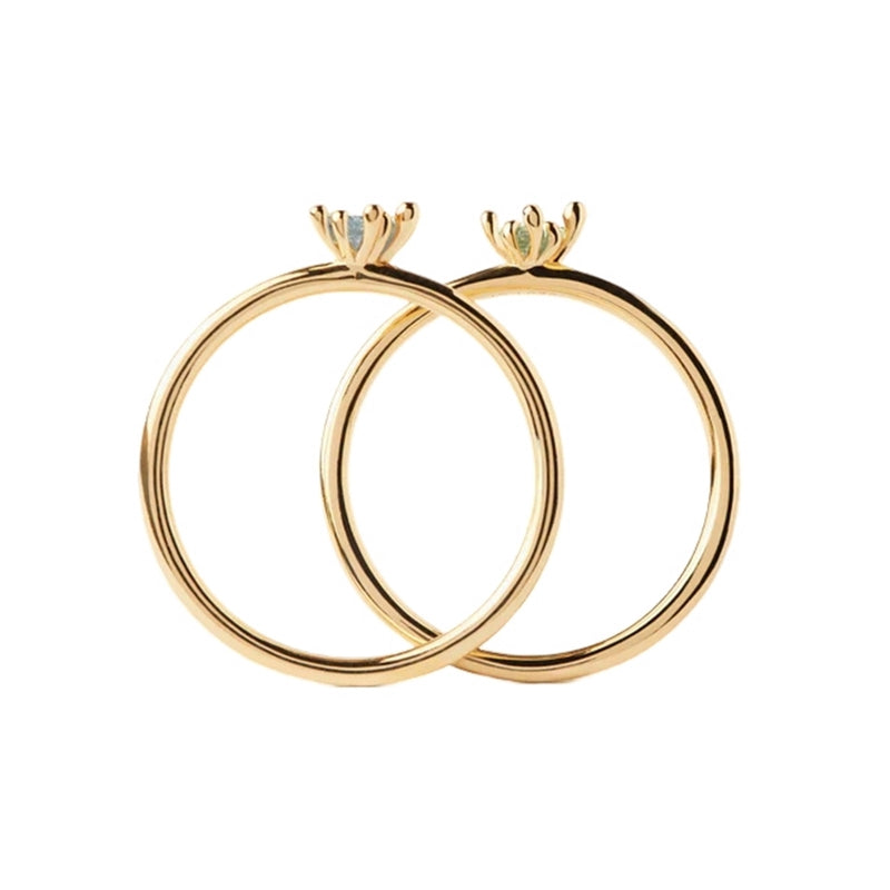 P D Paola Color 925 Sterling Silver Ring with Gold Plating AN01-C94-16-zoom-