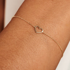 Isabel Bernard Cadeau d'Isabel 14 Carat Golden Necklace and Bracelet giftset IB90058