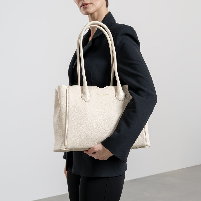 Isabel Bernard Honoré Sac à Main Crème IB25077-zoom-