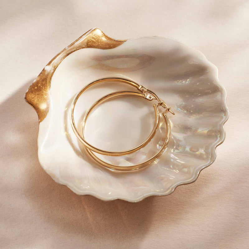 Isabel Bernard Rivoli Femmes Créoles Or 14 carats IB360126-zoom-