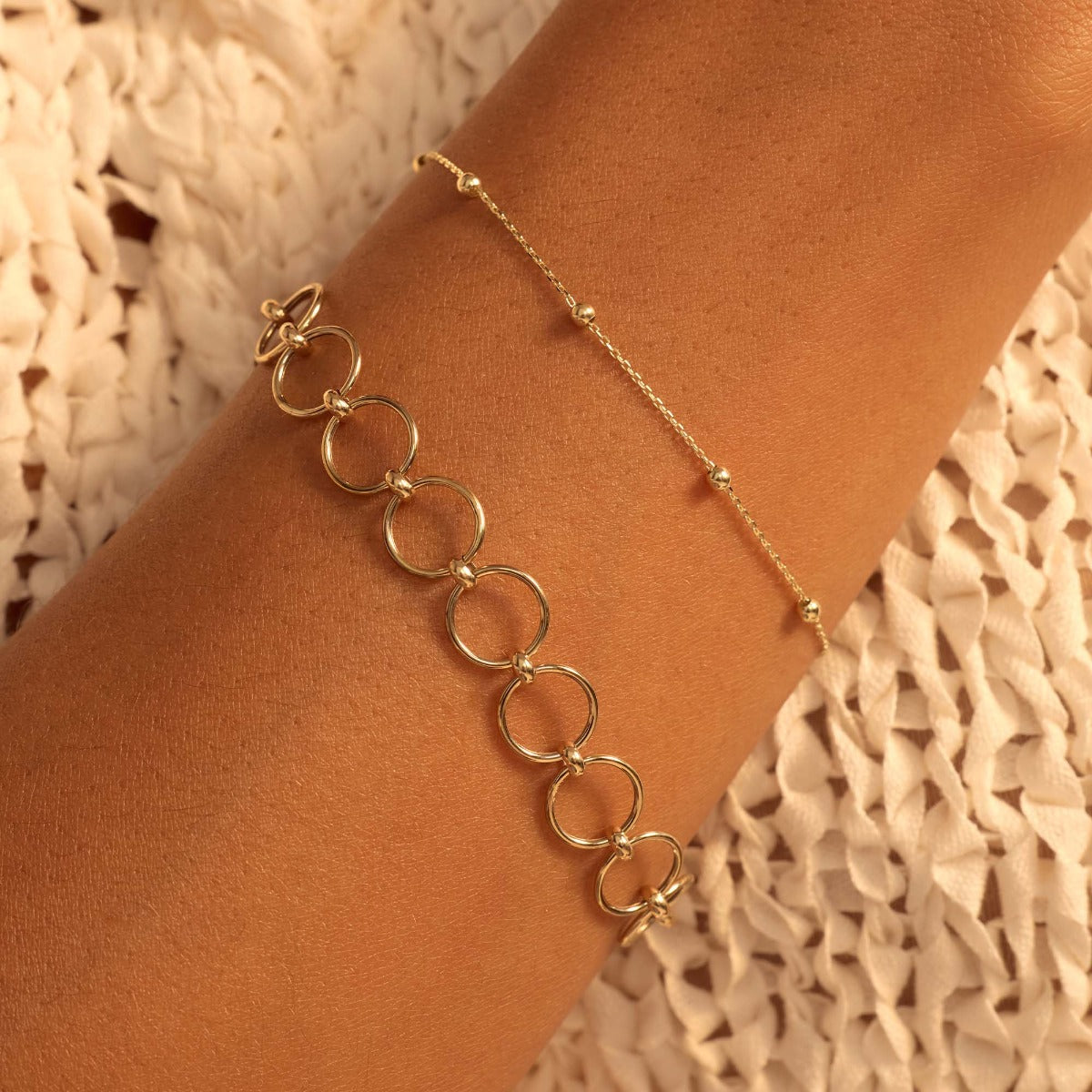 Beloro Jewels Della Spiga Dani 9 Karat Gold Bracelet BO320041