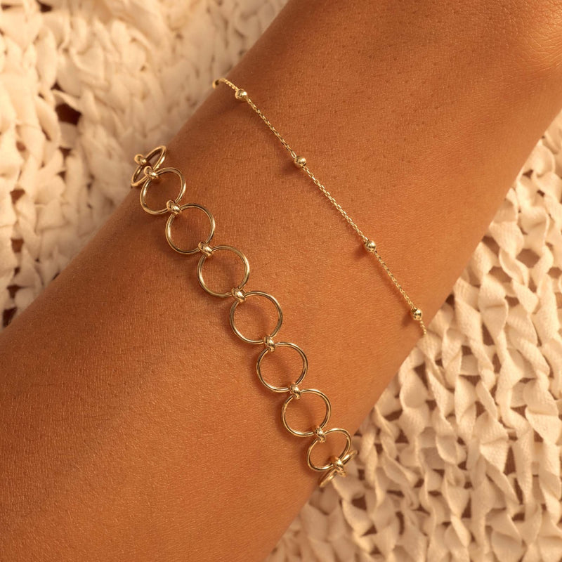 Beloro Jewels Della Spiga Bracelet Or 9 carats BO320041-zoom-