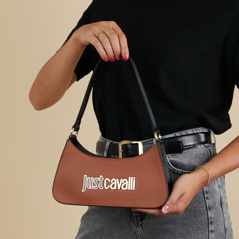 Just Cavalli Metal Sac à Bandoulière Marron 77RA4BB6-ZS766-752-zoom-