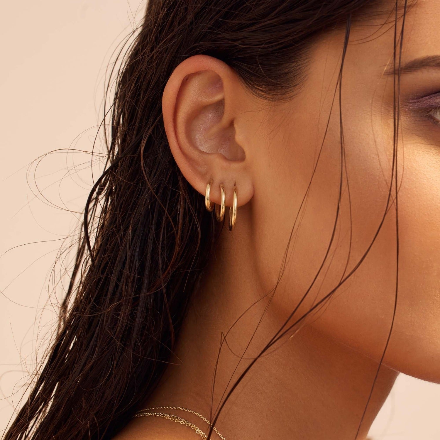 Beloro Jewels Regalo d'Amore 9 karat gold earring set with heart BO90036