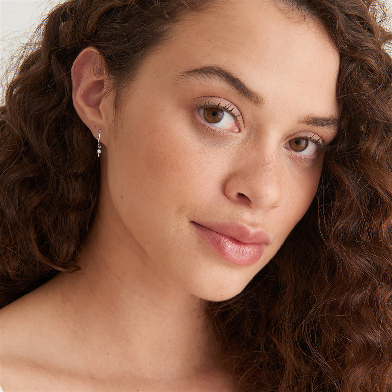 Ania Haie Under Lock and Key Silver Earrings 2002-AH-E032-04H