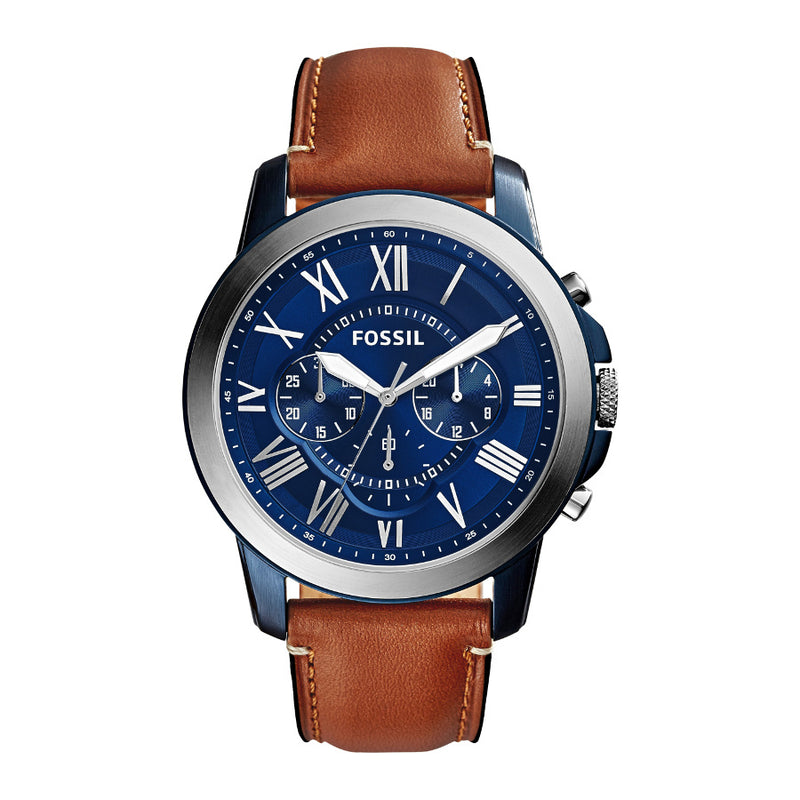 Fossil Grant Hommes Montre Marron FS5151-zoom-