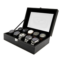 Mats Meier Mont Fort Black Watchbox voor 10 Watchs