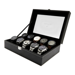 Mats Meier Mont Fort Black Watchbox voor 10 Watchs