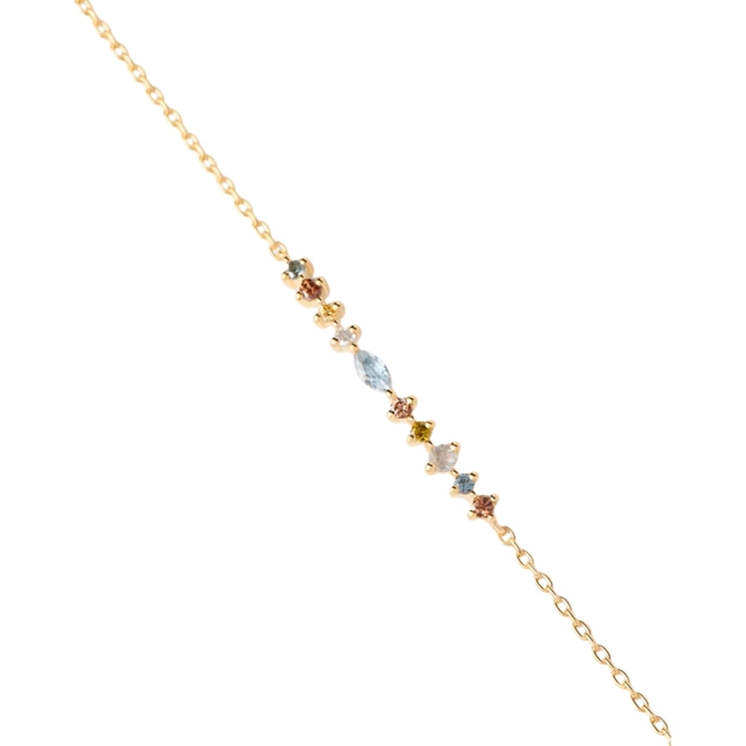 P D Paola Color 925 Sterling Silver Bracelet with Gold Plating PU01-845-U