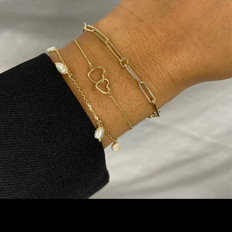 Jackie Gold Bracelet Or 14 carats JKB23.049-zoom-