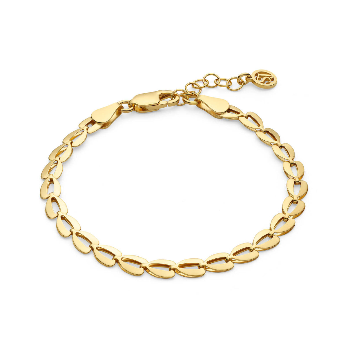 Sif Jakobs Gold Plated Heartbeat Bracelet SJ-B2752-YG