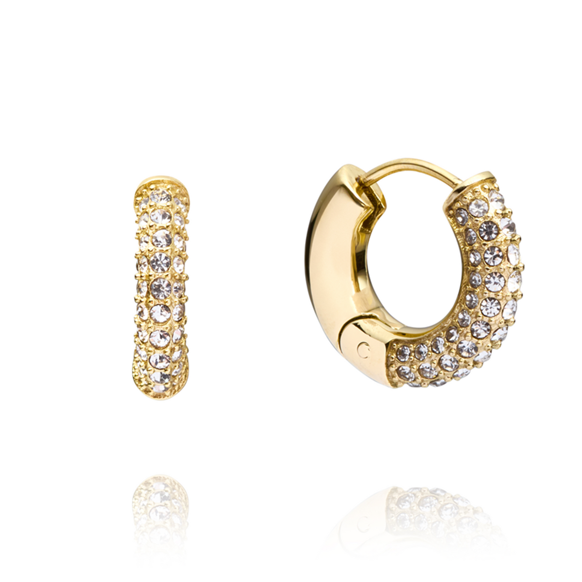 Mockberg Pavé Everyday Medium Hoops MB0192