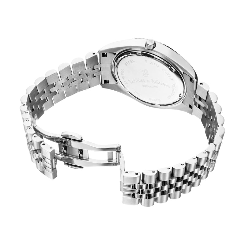 Jacques du Manoir Inspiration Business Hommes Montre Argent JWN01701-zoom-