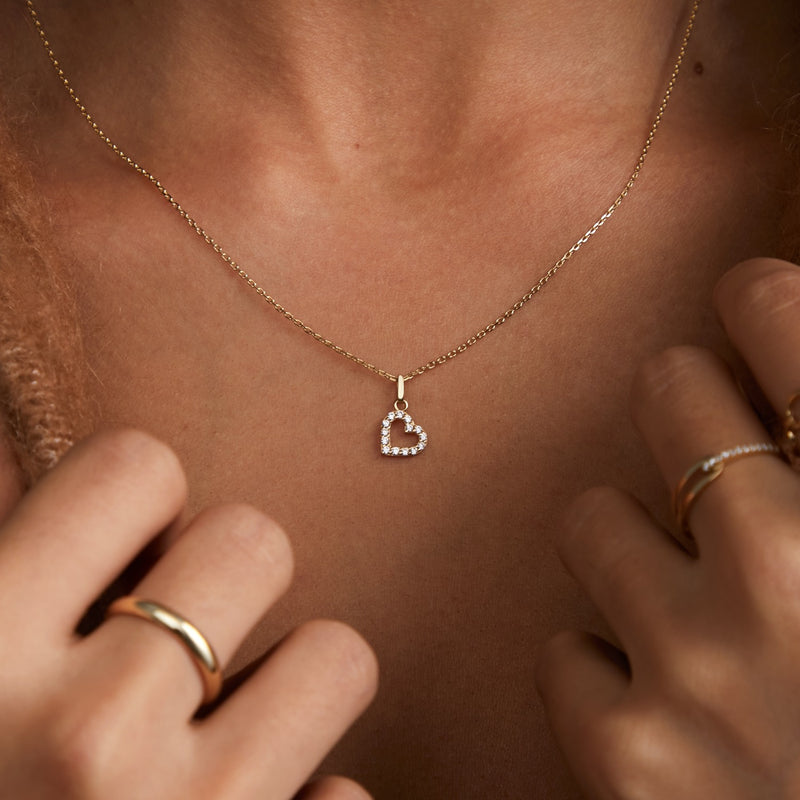 Beloro Jewels Monte Napoleone Collier Monte Napoleone Valentina 9 carats avec zircone BO340046-zoom-