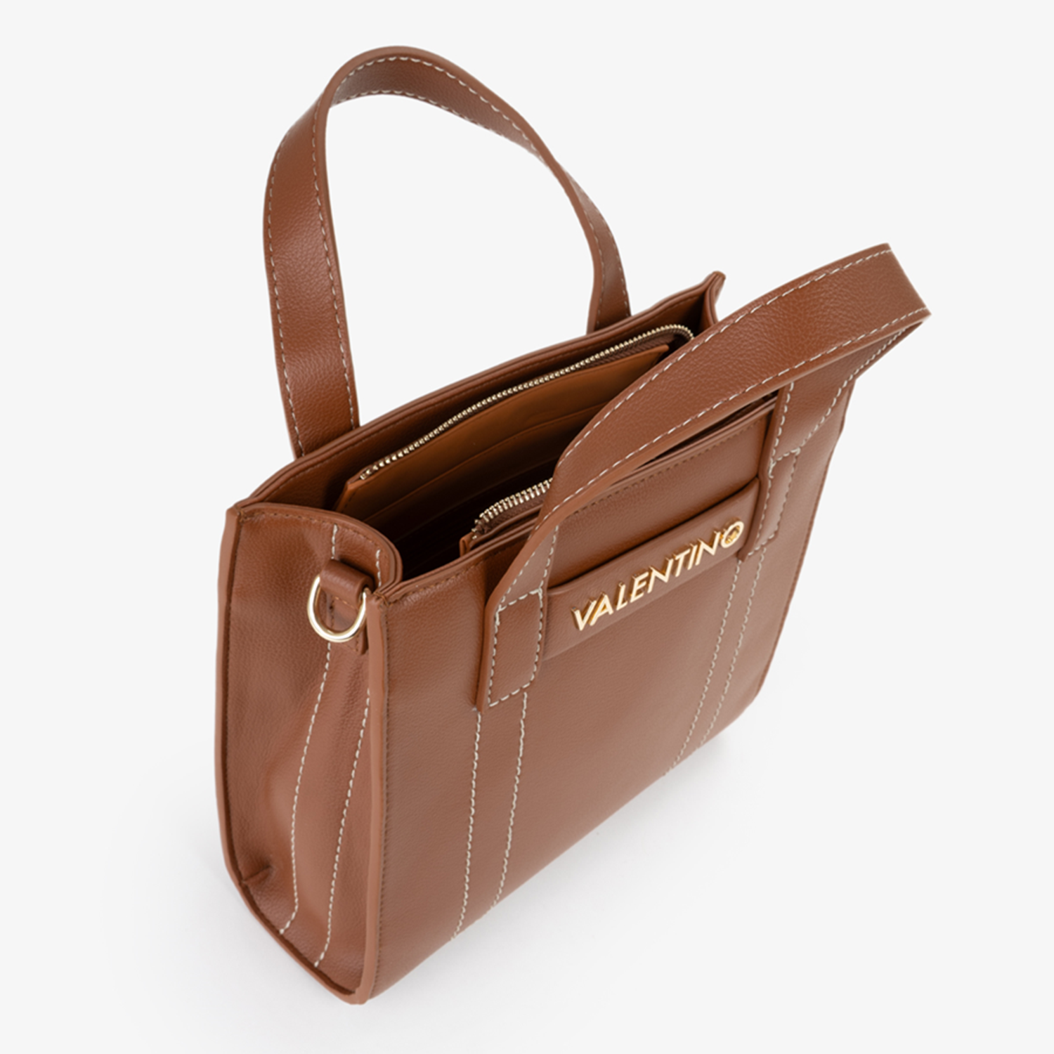 Valentino Bags Aury Re Brown Handbag VBS9OB05CUOIO