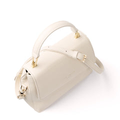 Isabel Bernard Femme Forte Heline Crème Leather Handbag IB21027