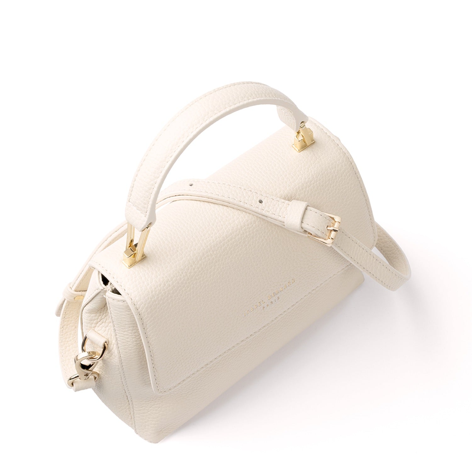 Isabel Bernard Femme Forte Heline Crème Leather Handbag IB21027