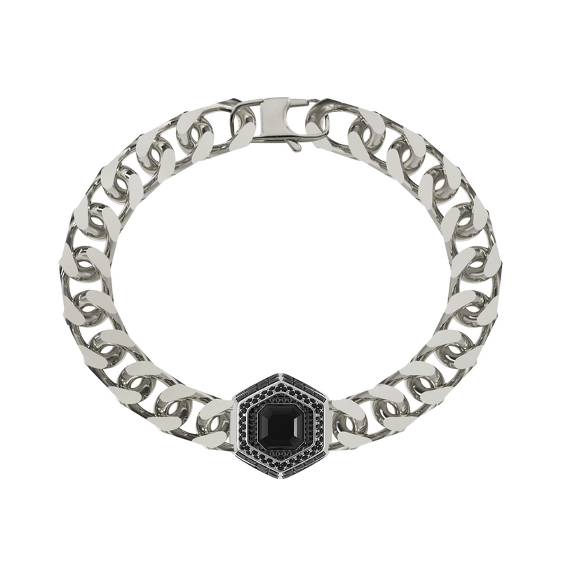 Guess Lion King Silver Bracelet With Crystal JUMB06007JWSTS-zoom-