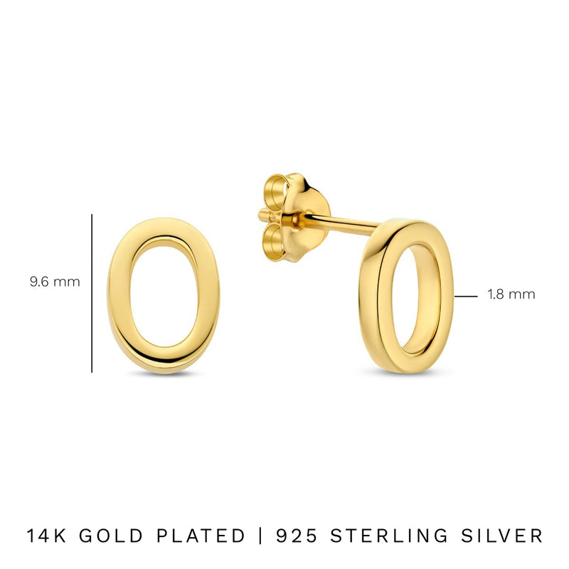 Parte Di Me Bibbiena Poppi Boucles d'oreilles Plaqué or 14 carats PDM36194-zoom-