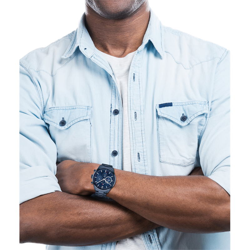 Tommy Hilfiger Matthew Blauw Heren Horloge 2002-TH1791945-zoom-