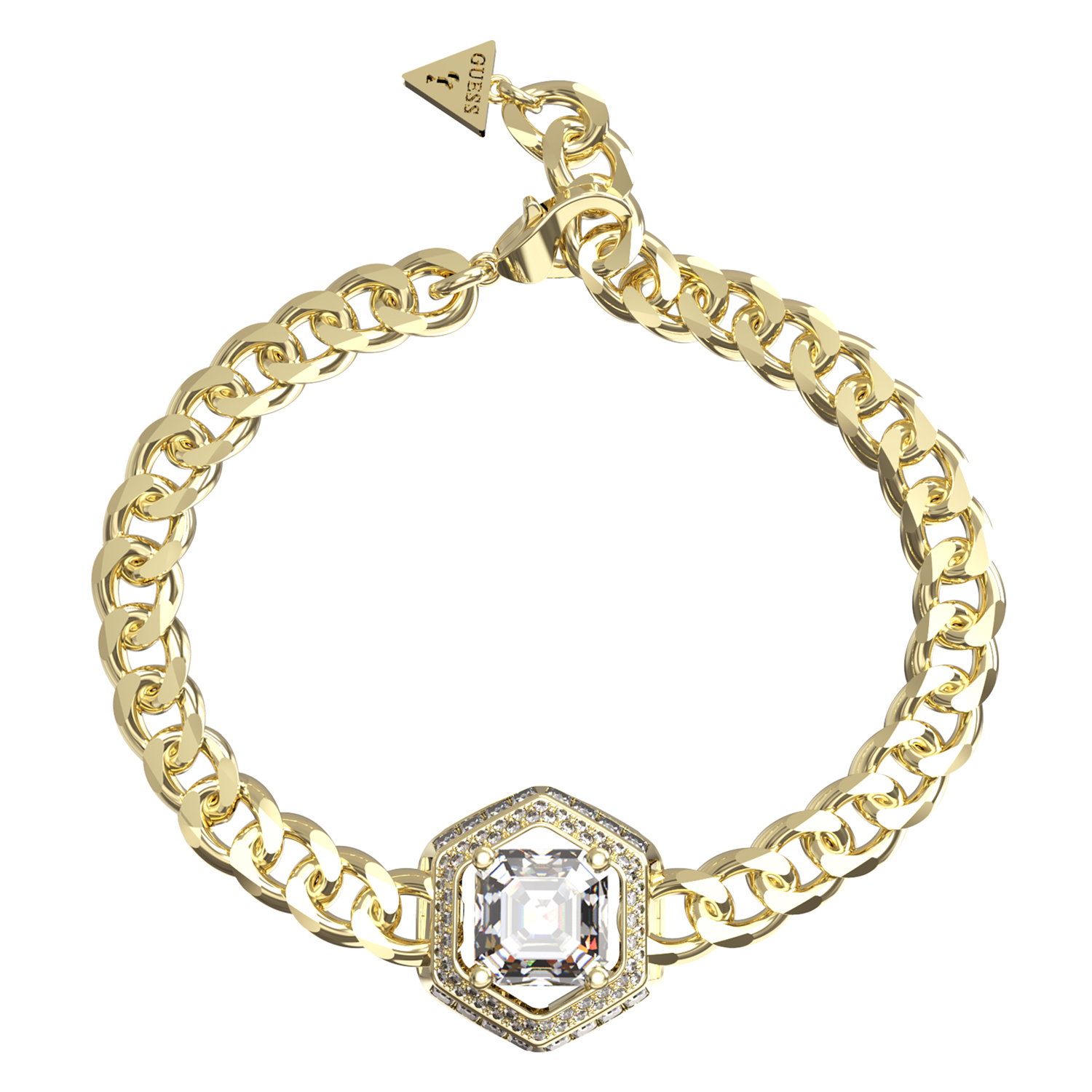 Guess Lioness Queen Gold-coloured Bracelet JUBB06186JWYGS