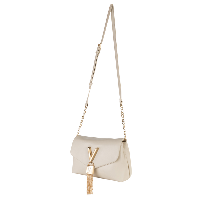 Valentino Bags Stella Sac Bandoulière Écru VBS9AK09ECRU-zoom-