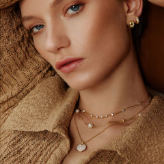 Ania Haie Melodic Poet Gold Multi Station Chain Necklace S AH-N066-05G