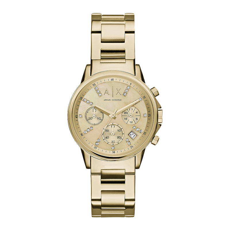 Armani Exchange Lady Banks Chronograaf Dames Horloge AX4327-zoom-