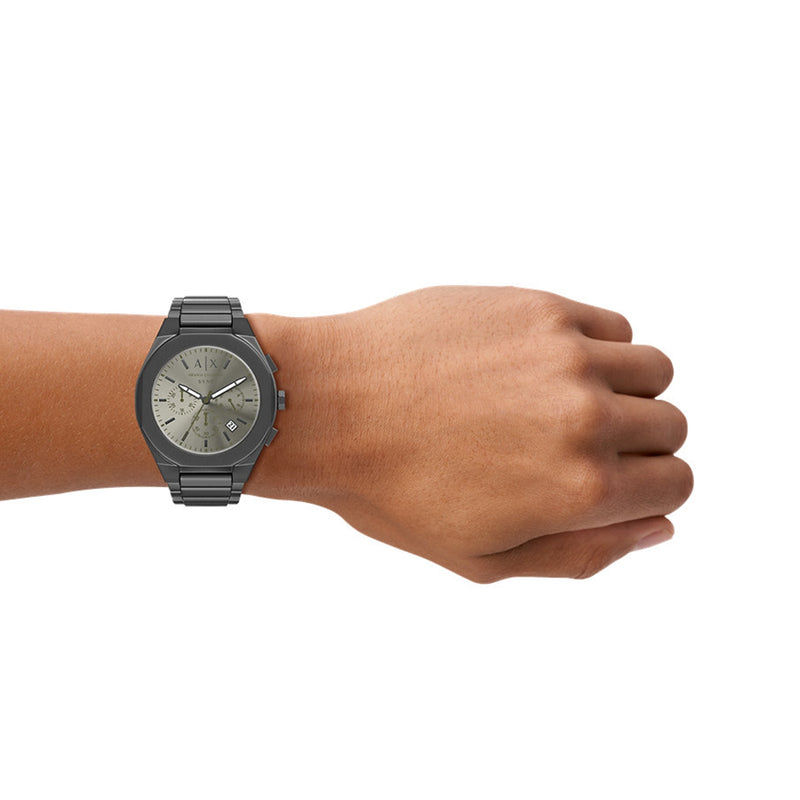 Armani Exchange Sync Round Grey Dial Watch AX4296-zoom-