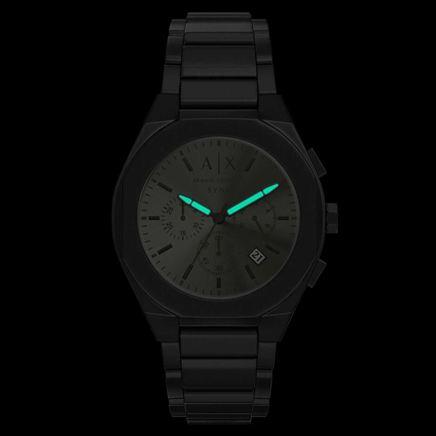 Armani Exchange Sync Round Grey Dial Watch AX4296