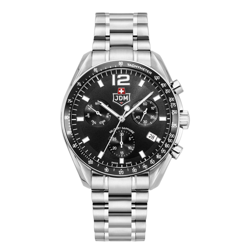 JDM Military Swiss Precision Montre Homme Noire JDM-WG021-01-zoom-