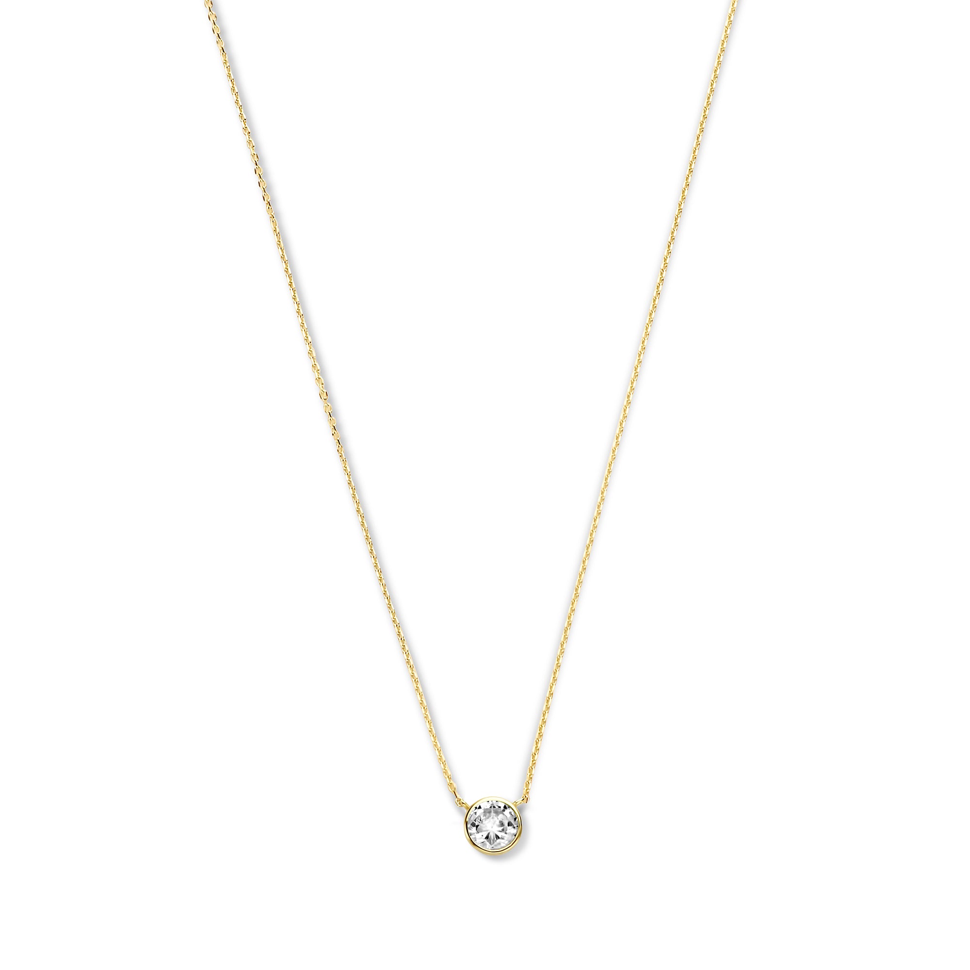 Violet Hamden Venus 925 Sterling Silver Gold-coloured Necklace with Birthstone VH340010-MAY