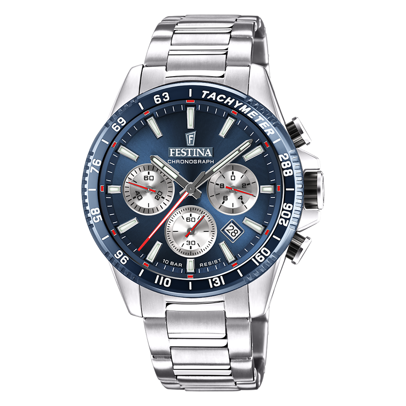 Festina Timeless Chrono Silver Watch F20560-2