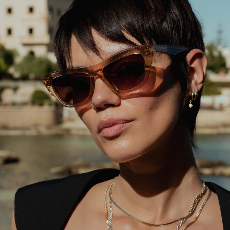 Isabel Bernard La Villette Femmes Lunettes de Soleil Beige IB400006-02-14-zoom-