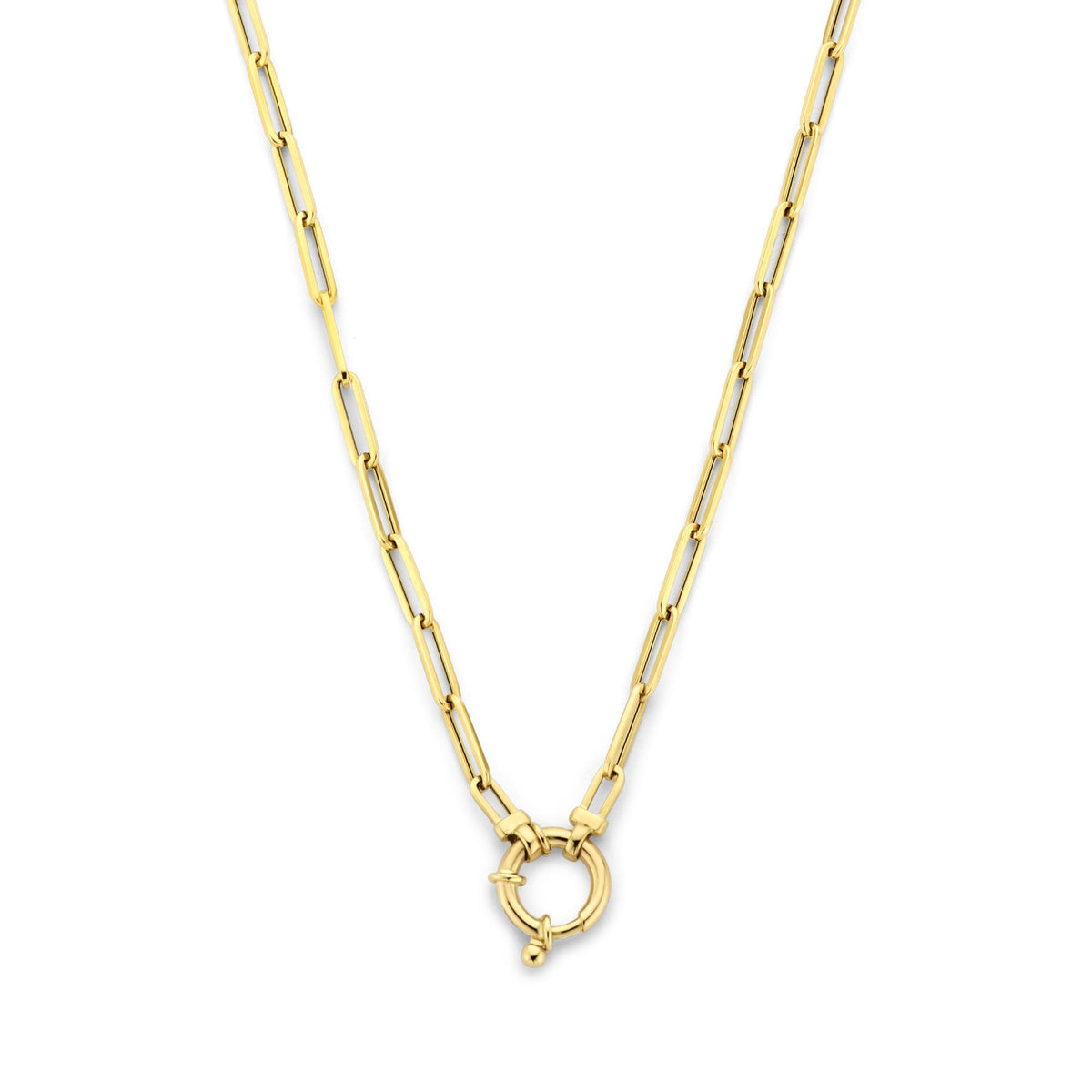 Isabel Bernard Aidee Odile 14 Carat Golden Schakel Necklace IB340160
