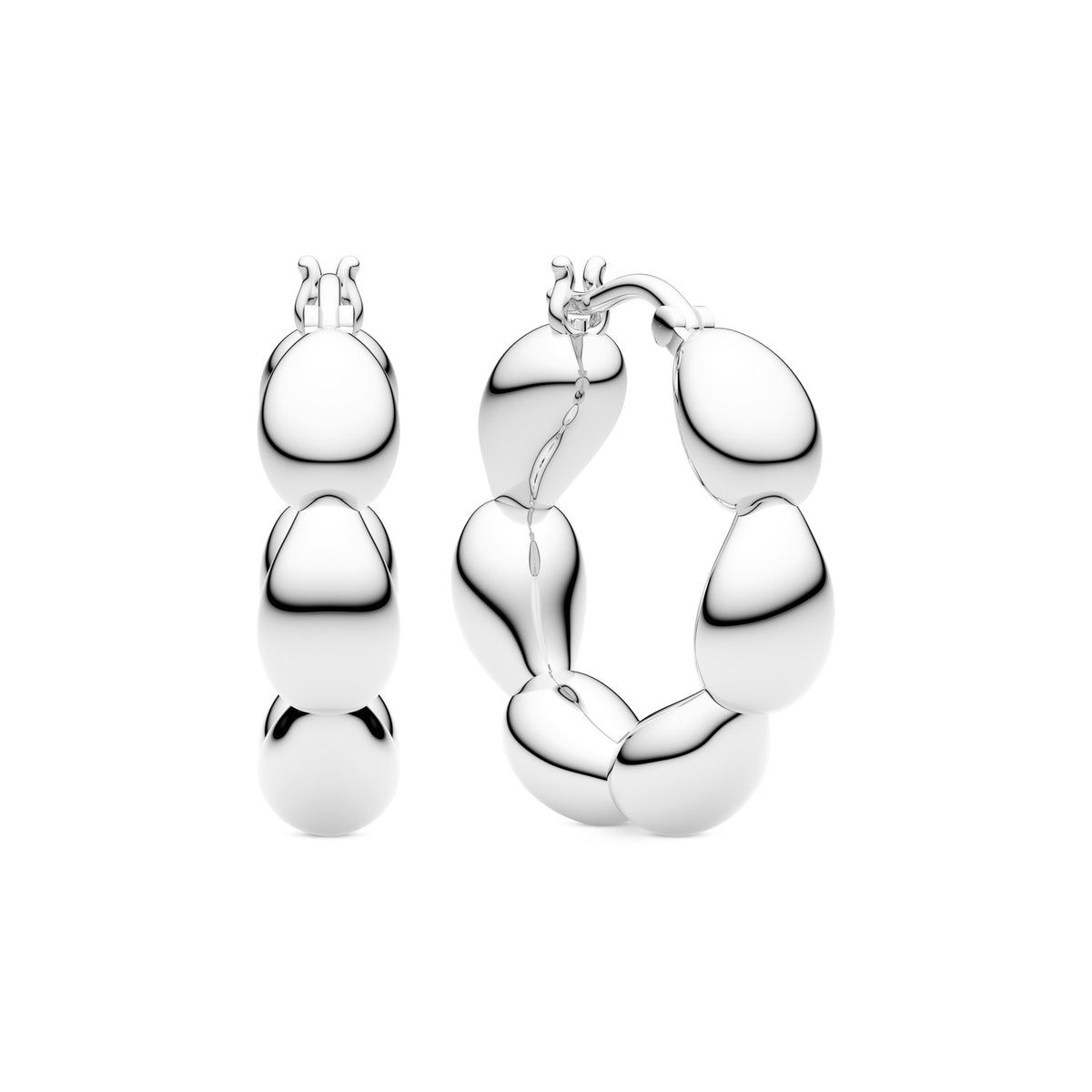 Sif Jakobs 925 Sterling Silver Goccia Cerchietto Piccolo Earrings SJ-E2596