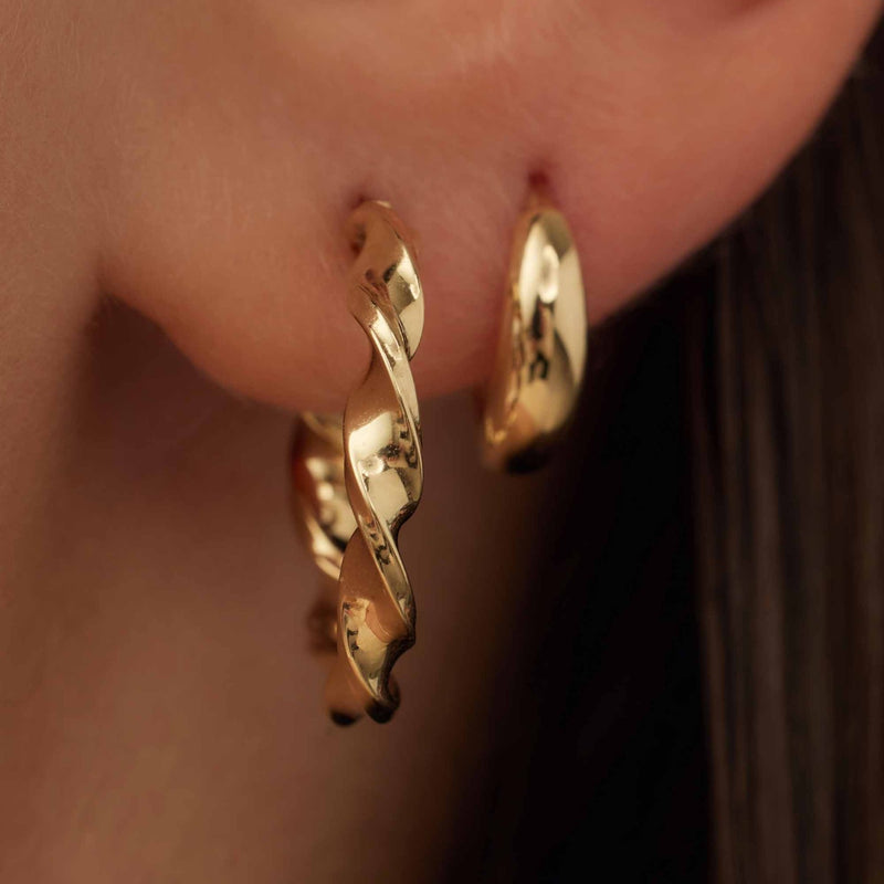 Isabel Bernard Cadeau d'Isabel Coffret cadeau boucles d'oreilles en or 14 carats IB90176-zoom-