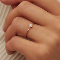 Isabel Bernard La Concorde Abelle 14 Carat RoseGold Ring IB330025-48