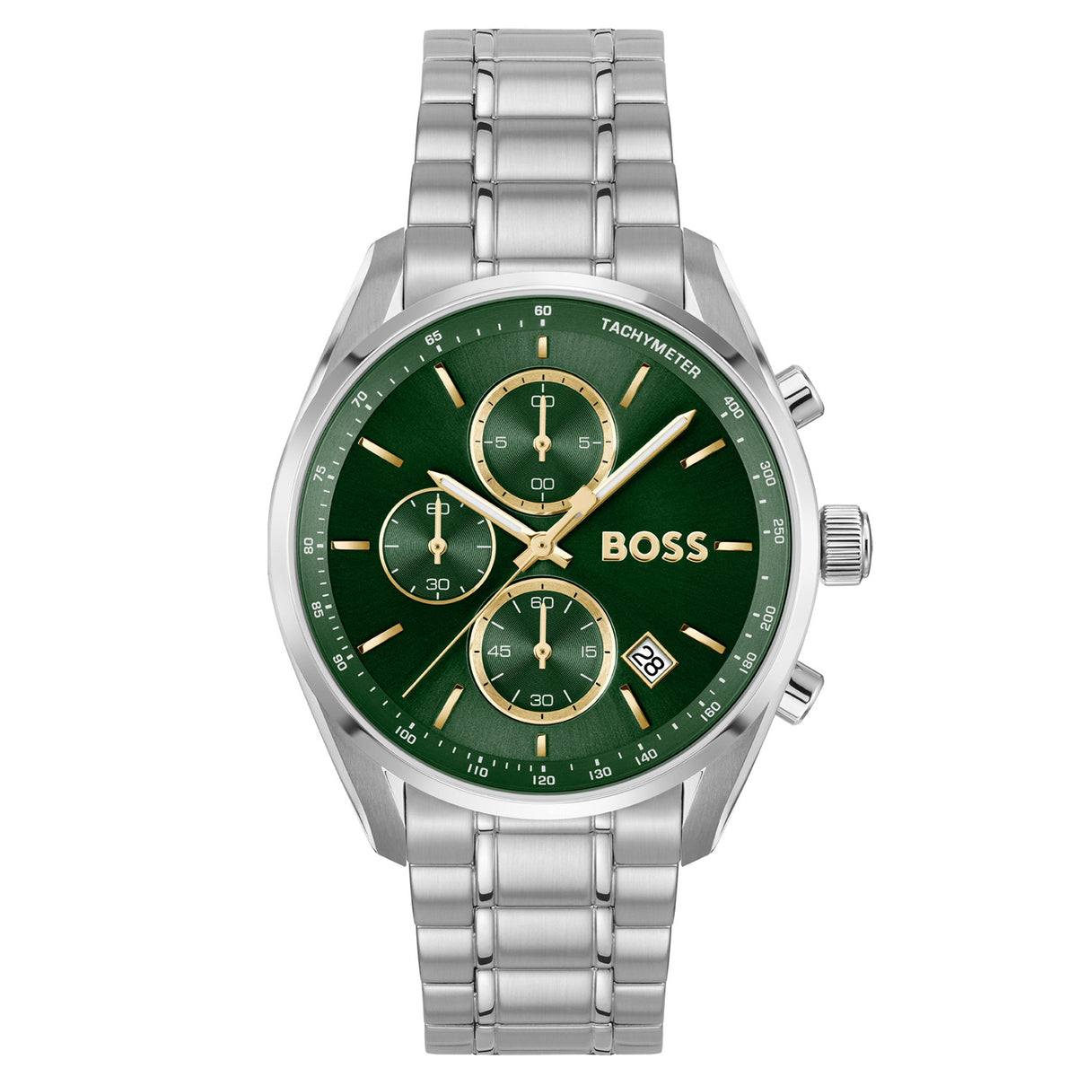 Hugo Boss Grand Prix 40 Silver Men's Watch HB1514265