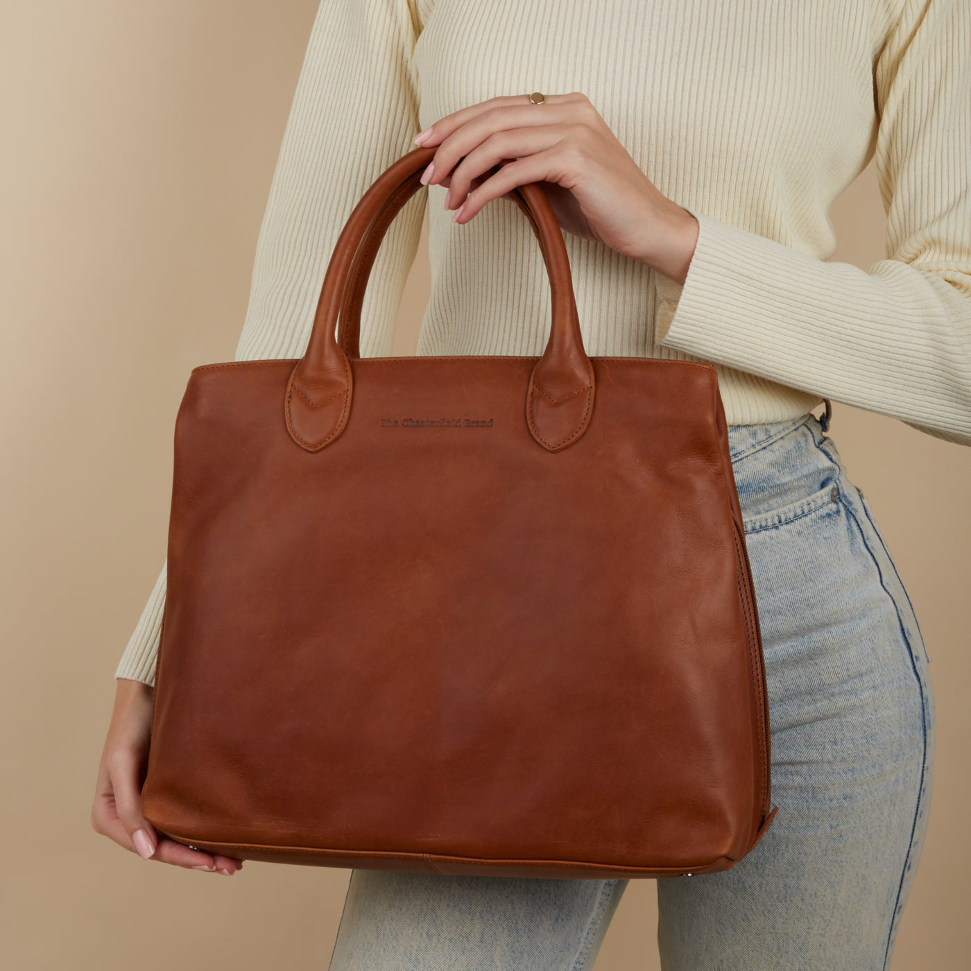 The Chesterfield Brand Passau Cognac Handbag C48.129831