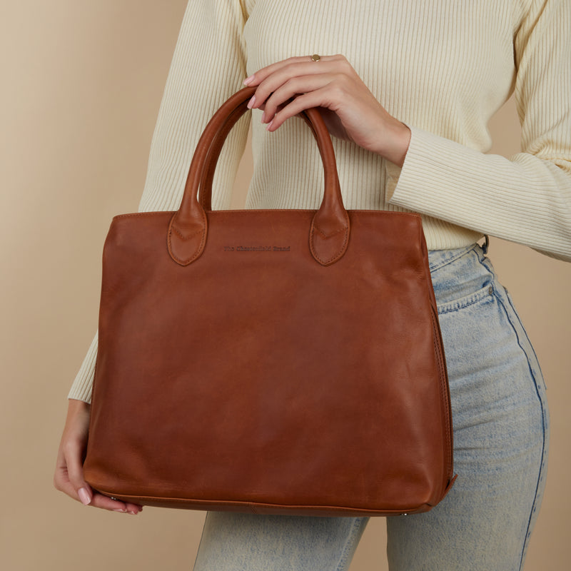 The Chesterfield Brand Passau Sac à Main Cognac C48.129831-zoom-