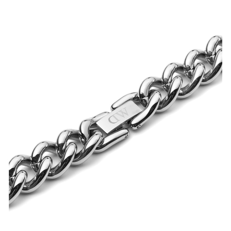 Daniel Wellington Chunky Chain Collier en argent à grosse chaîne DW00400852-zoom-