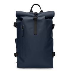 Rains Navy Rolltop Backpack Large R14590-47