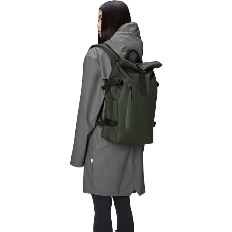 Rains Unisexe Sac à Dos Vert R14590-03-zoom-