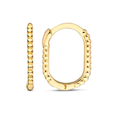 Beloro Jewels La Rinascente Elena 9 karat gold hoop earrings (10.5 mm) BO360070