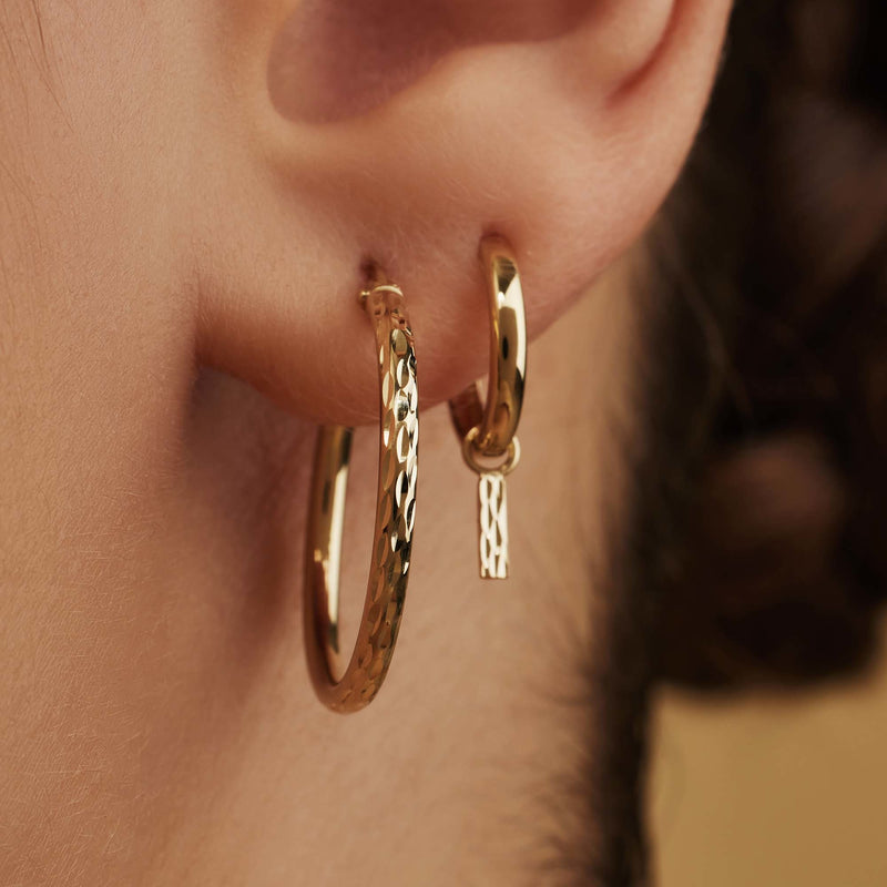 Isabel Bernard Rivoli Femmes Créoles Or 14 carats IB360160-zoom-