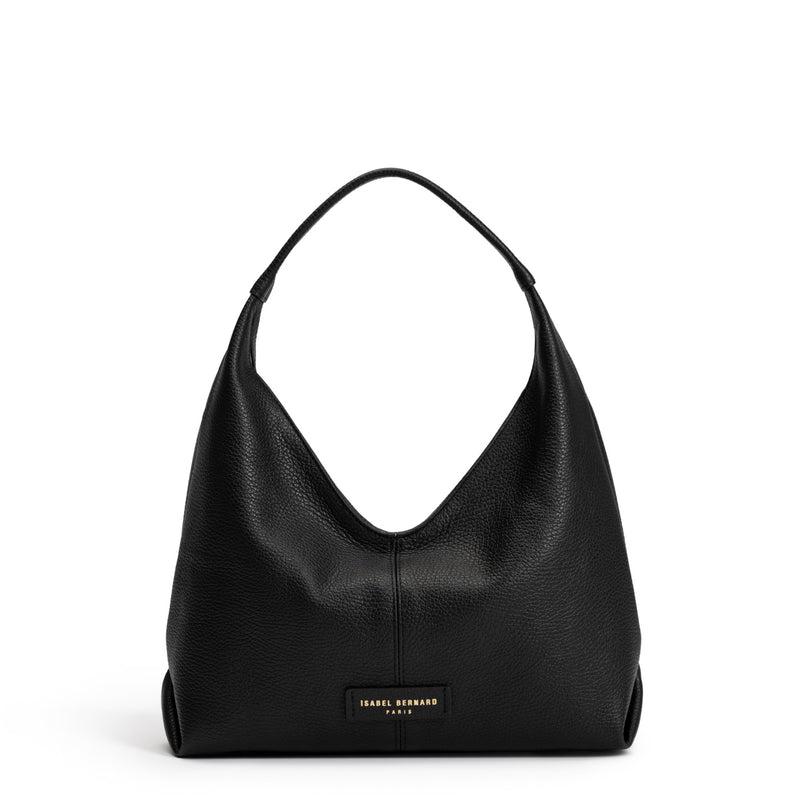Isabel Bernard Honoré Grace Mini sac à main en cuir noir de veau IB21132-001-zoom-