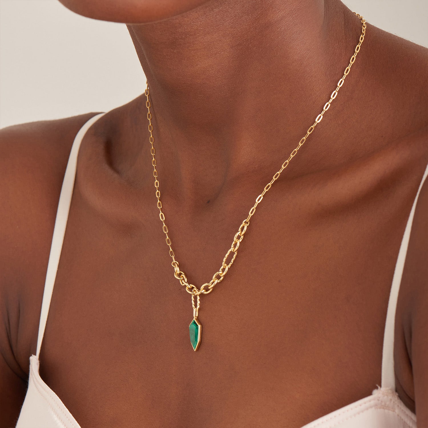 Ania Haie Second Nature 925 Sterling Silver Necklace 2002-AH-N042-01G-M