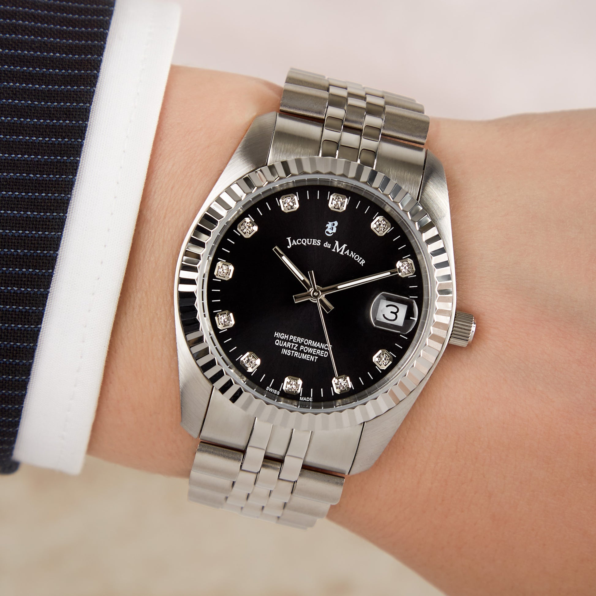 Jacques du Manoir Inspiration Silver Watch NRO.05