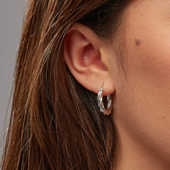 Karma Silver Ear Stud M2786